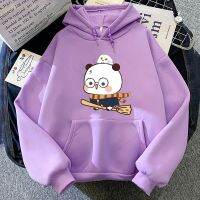 2023 newpanda หมี Bu Dudu hoodies การ์ตูนกราฟิกเสื้อกันหนาวผู้หญิงเสื้อผ้าแขนยาว hoodie ผู้ชาย Kawaii Y2k sudadera