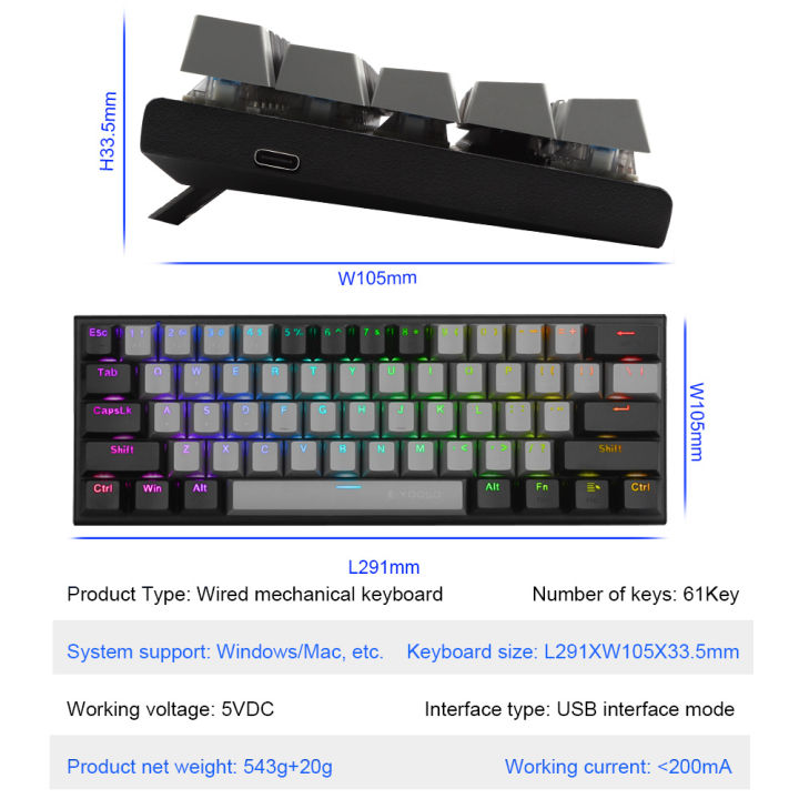 e-yooso-z11-rgb-usb-60-mini-mechanical-gaming-keyboard-blue-red-switch-61-keys-wired-detachable-cable-portable-for-travel