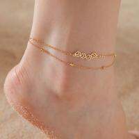 【CW】✟◇  Cazador Dog Anklets for Layer Beads Foot on the Leg beach Jewelry