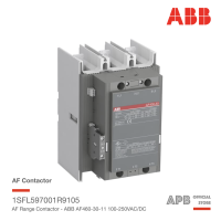 ABB AF460-30-11 460A 250kW คอนแทคเตอร์ 100-250VAC/DC, ABB AF Range Contractor  1NO+1NC