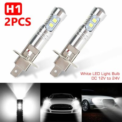 2pc H1LED Car Lamp Fog Driving Light Bulb Headlight Daytime Running Light DRL Car Accessories White  6000K DC 12V LED Light Bulb Bulbs  LEDs  HIDs