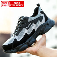 Safety Work Shoes Men Anti-Smashing Indestructible Steel Toe Cap Puncture-Proof Boots Lightweight Male Sofe Women Cosy Sneakers