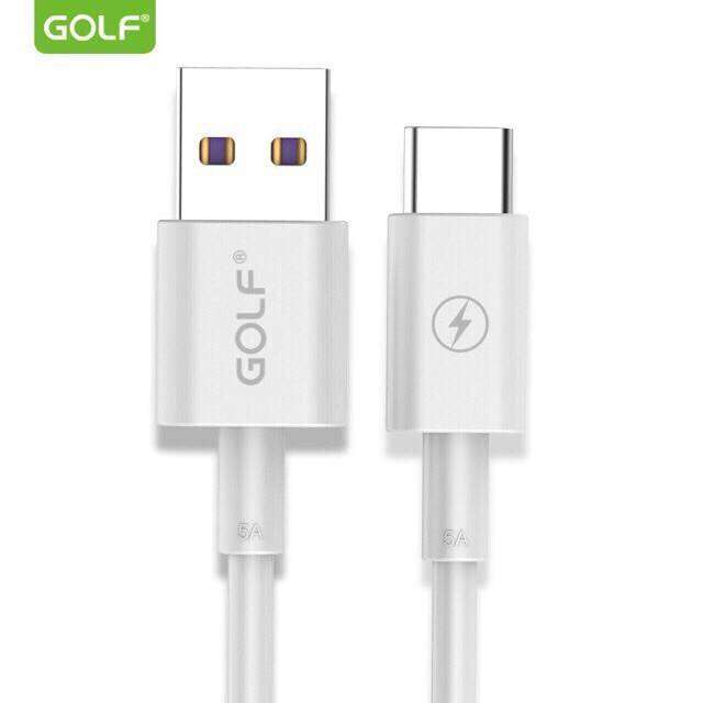 golf-gc-42t-สายชาร์จไทป์ซี-ยี่ห้อกอล์ฟ-type-c-super-charger-ของแท้100-สำหรับหัวเหว่ยและแอนดรอย์