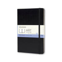 Moleskine ART SKETCHBOOK(165GSM) สีดำขนาดใหญ่ (13X21ซม.)