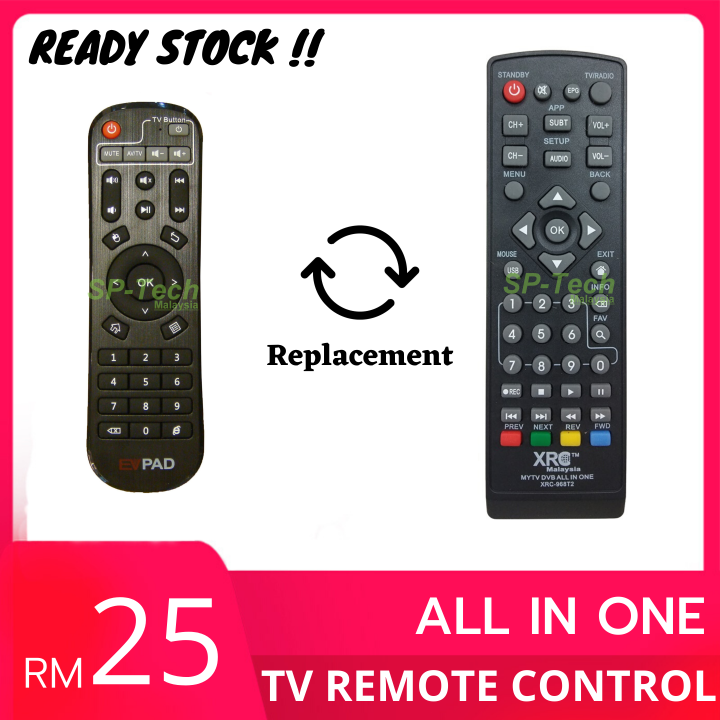 REMOTE CONTROL XRC DVB Lazada