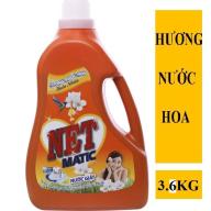 Nước giặt NET Matic hương nước hoa thiên nhiên chai 3.6kg Gia Phát Trade thumbnail