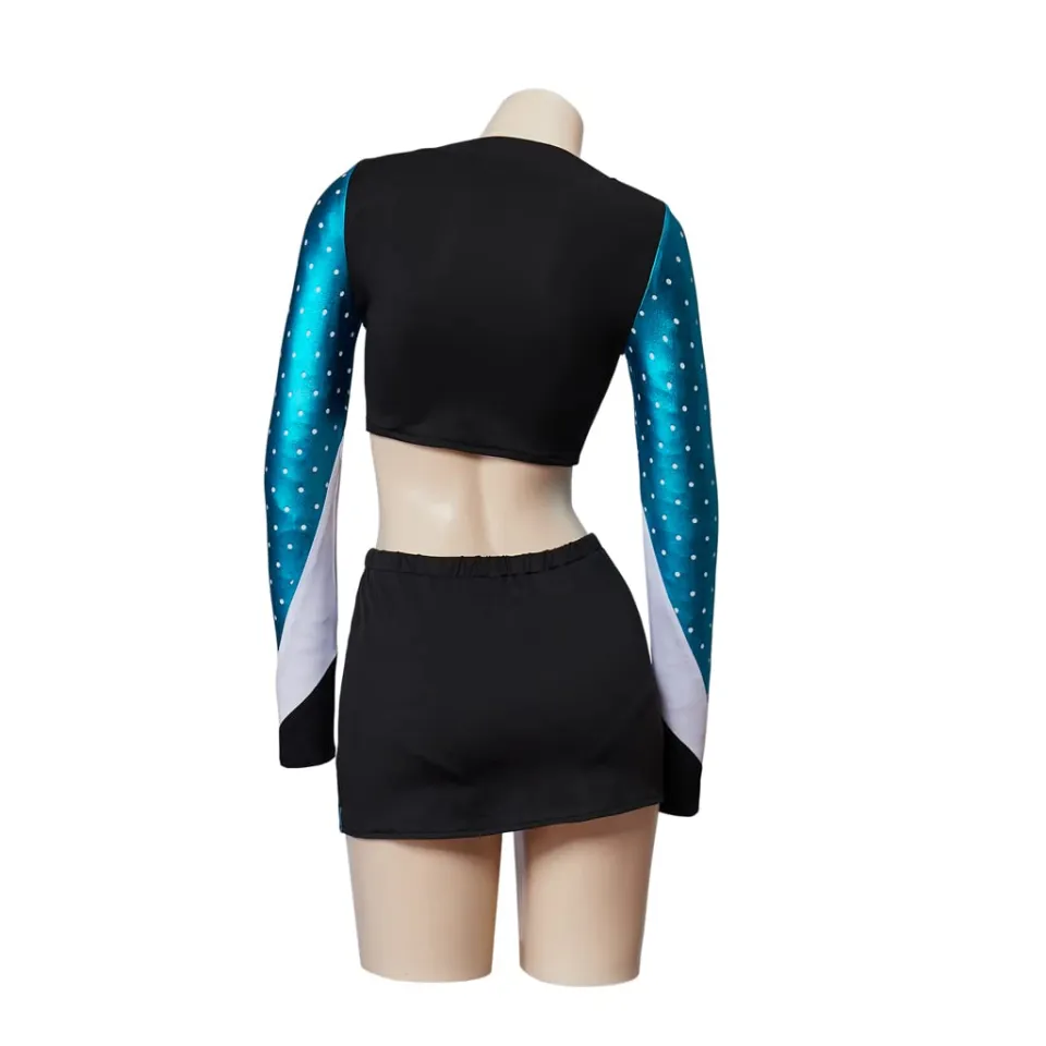 Maddie Cheerleader Costume Maddy Perez Cheer Outfit Long Sleeve
