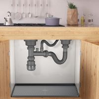 【CW】 Under Sink for Barthroom Water-proof Silicone Drip-Tray Cabinet Protectors 87HA