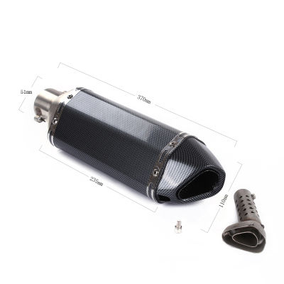Universal Left &amp; Right Motorcycle Exhaust Muffler Escape moto FOR BMW r 1200 gs lc r1200r g310gs f850gs f750gs