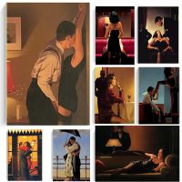 Jack Vettriano Portrait ภาพวาดผ้าใบพิมพ์โปสเตอร์และพิมพ์ภาพผนังงานศิลปะ-Unframed-เหมาะสำหรับตกแต่งห้องนั่งเล่น-พิมพ์คุณภาพสูงเพื่อเพิ่มความสวยงามให้กับการตกแต่งบ้านของคุณ