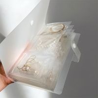 120 Grid Transparent Jewelry Storage Bag Dustproof Storage Book Necklace Earring Ring Portable Travel Jewelry Organizer Booklet