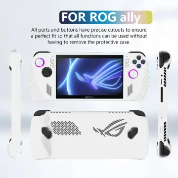  2023 New Silicone Protective Cover for ASUS ROG Ally Case  Handheld Console, Shockproof Soft Protective Skin Sleeve with Stand for Rog  Ally Gaming Console, Anti-Drop Protective Case Accessories : Video Games