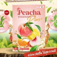 1 แถม 1  Peacha plus พิชช่า พลัส   (1 กล่อง 7 ซอง) สูตรใหม่ ชาพีชเลม่อนมะนาว