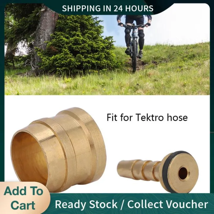 10 Set Hydraulic Disc Brake Hose Olive Connector Insert for Tektro