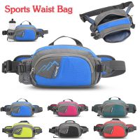 Fanny Pack Running Belt Purse Bum Bag Women Men Nylon with Bottle Holder Waterproof for Running Hiking for Hydration for Jogging Running Belt