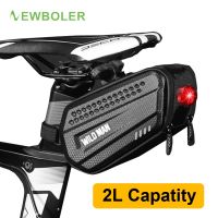 【hot】✙●✜  2L Large Capatity Saddle Cycling Panniers MTB Road Rear Reflective Accessories