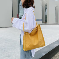 2021 New Solid yellow black white canvas tote bag Large Capacity Shopper bag Casual Hasp Woman bags Lightweight nd Women bag