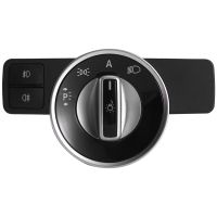 1 Piece Car Knob Button Headlight Switch Light Switch Black for Benz W204 S204 W212 A207 C207 X204 R172 C SLK GLK