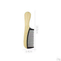 New Type Eco-friendly Bamboo Wood Wide Tooth Hair Comb Detangling Combs Anti-Static Curly Hair