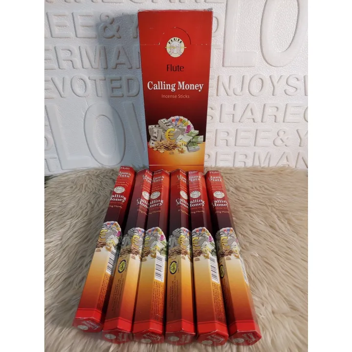 Limitedtime offers Flute Incense Pack Calling Money (20 sticks) Lazada PH