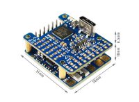 MATEKSYS MATEK BMI270 F411-WTE Baro OSD BEC 132A ปัจจุบัน2-6S INAV เครื่องควบคุมการบินสำหรับเครื่องบิน RC ปีกคงที่