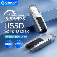 ORICO SSD สถานะของแข็ง U Disk 520MB/S ปากกาไดรฟ์โลหะ USB แฟลชไดร์ฟ Type C 1TB 512GB 256GB 128GB ความเร็วสูงพิเศษ Pendrives