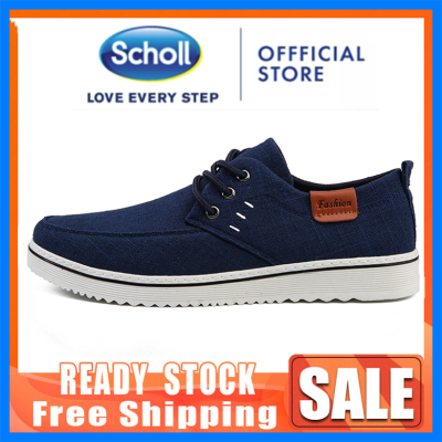 Scholl รองเท้า รองเท้า scholl ผู้ชาย scholl mens รองเท้ารองเท้าผ้าใบ scholl ผู้ชาย กีฬาผ้าใบกีฬา รองเท้าผู้ชายแฟชั่นรองเท้าผ้าใบเดินเล่นรองเท้าสบาย ๆ ฤดูร้อนขับรถกีฬา-2035