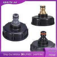 SPORTS XU 2pcs 1/2 3/4ค่ะ อะแดปเตอร์วาล์วถัง IBC S60 6เส้น พลาสติกทำจากพลาสติก ขั้วต่อน้ำ ทนทานต่อการใช้งาน ด้ายหยาบ ชิ้นส่วนอะไหล่วาล์ว สายรัดท่อ