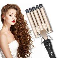 Curling Iron Professional Salon Wavy Hair Styler Tourmaline Wave Maker 5 Barrels Iron Dual Voltage Hair Curler