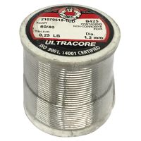 ตะกั่ว1.2 mm 0.25 LB ตะกัวบัดกรี Ultracore ตะกั่วบัดกรี Ultracore Soldering Lead มีฟลักในตัว 60/40 ตะกั่ว บัดกรี ปากกา ตะกั...