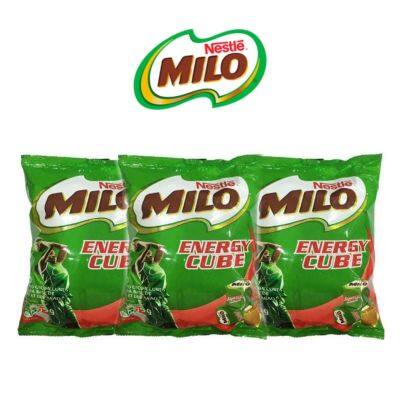 แพ็ค 3 คุ้มกว่า Nestle MILO ENERGY CUBE เนสท์เล่ ไมโล เอ็นเนอร์จี้ คิวบ์ ไมโลคิวบ์ 100 ก้อน