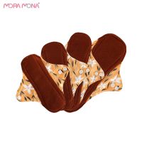 (CAES Premium) Mora Mona Day Amp; Night Combination 4Pcs Washable Women 39; S Menstrual Pads Reusable สุขาภิบาล Pads Panty Pads Maternity Monthly Care