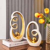 【CC】✸  Abstract Sculpture Luxury Room Decoration Office Desk Accessories