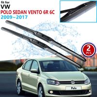 ไม้เช็ดรถใบมีดสำหรับรถเก๋งโวล์คสวาเก้น VW โปโล Vento 6R 6C 2009 ~ 2017 2010 2011 MK5กระจกบังลมที่ปัดน้ำฝนอุปกรณ์เสริมรถยนต์