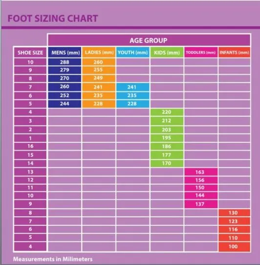 Details 135+ boardwalk shoe size chart latest kenmei.edu.vn