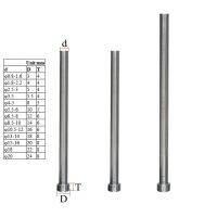 、’】- 2.5/3/3.5/4*100/125/150/180/200/250/300/350/400Mm 3*4Mm 65Mn HRC52 Plastic Core Round Tip Mold Mould Straight Ejector Sleeve Pin