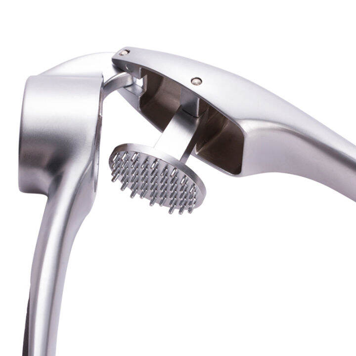 professional-garlic-press-heavy-soft-handled-zinc-alloy-garlic-mincer-and-crusher-เครื่องมือห้องครัว