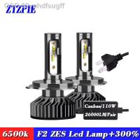 2023 ZTZPIE F2 6500K 26000LM 9005 HB3 H1 H4ไฟหน้ารถมอเตอร์ไซค์แบบ Led H3 H11 HB4 110W Canbus หลอดไฟชิปหมอก