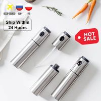 ✘❡ Stainless Steel Olive Oil Spray Bottle Oil Vinegar Spray Bottles Water Pump Gravy Boats Grill BBQ Sprayer BBQ Kitchen Tools