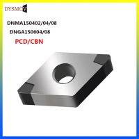 2PC DNMG150608 PCD CBN แทรก DNMG 150604 CNC เพชรลูกบาศก์ไนไตรด์หมุนแทรกคาร์ไบด์กลึงแทรก