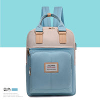 Computer Laptop Bag 13.3 14 15.6Inch Women Backpack Large Capacity Canvas Rucksack Vintage Travel Bags With USB Charging Port