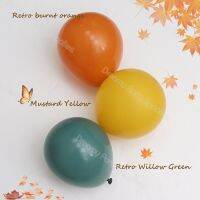 5/10/12/18inch Willow Green Baby Shower Boho Balloon Decoration DIY Burnt Orange Mustard Balloon Birthday Bride Wedding Supplies Balloons