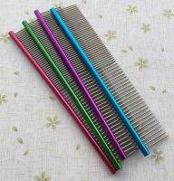หวีสัตว์เลี้ยงแต่งผมสีสแตนเลส19ซม. สีผสม4ชิ้น/ล็อต