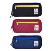 【DT】hot！ Creative Large Capacity Double-layer Pen Case Students Pencil Cases Boy Girl Kid Stationery Storage Box Canvas