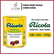 Kẹo Ngậm Ho Thảo Mộc Ricola Đức Giúp Giảm Ho Khàn Giọng Làm Sạch Cổ Họng