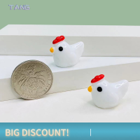 ?【Lowest price】TANG 5ชิ้น3D เรซินเรืองแสงรูปไก่ขนาดเล็กเรืองแสงในที่มืด DIY งานฝีมือเครื่องประดับทำเครื่องประดับสุ่มสี