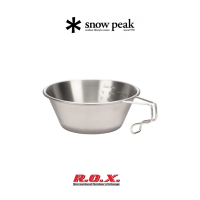 SNOW PEAK TITANIUM BACKPACKER S CUP E-204  ถ้วยเซียร่า ถ้วยแคมป์ปิ้ง ถ้วยพกพา