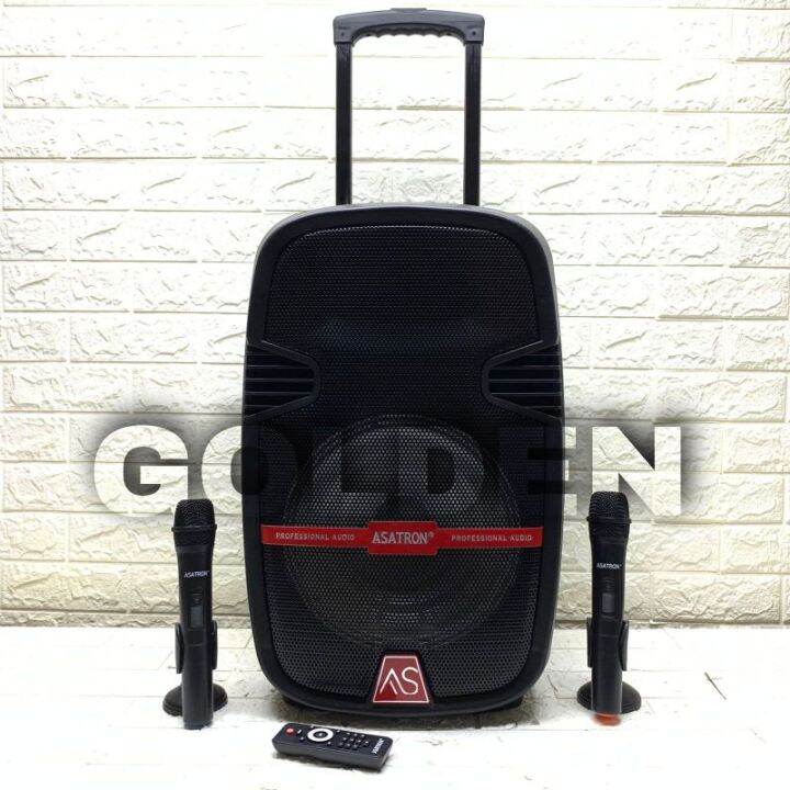 Speaker Portable Wireless Asatron HT 8870 UKM Original 12 Inch ...