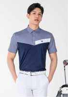 GTA Golf Man Dark blue short-sleeved polo T-shirt