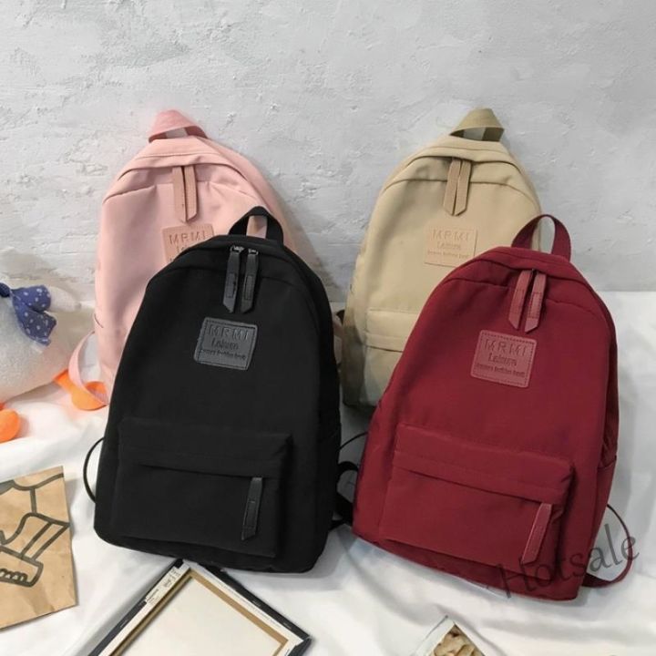 hot-sale-c16-tscfashion-simple-fashion-waterproof-anti-theft-school-bag-ins-student-backpack-campus-retro-literature-and-art-class-bag